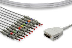 Burdick® EK10 Compatible EKG Cable 012-0700-00
