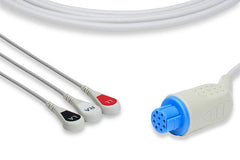 Datex-Ohmeda® One-Piece Compatible ECG Cable