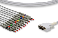 Nihon Kohden Connector EKG Cable (with screws)