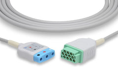 GE® Marquette® Compatible ECG Trunk Cable for DIN Leads